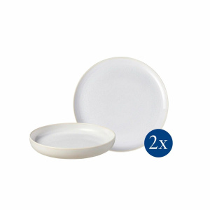 Набор тарелок Villeroy & Boch Crafted Cotton 2 персоны 19-5183-8547