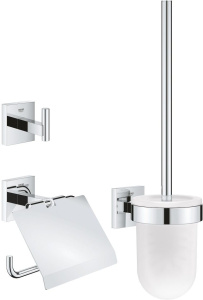 Набор аксессуаров для ванной Grohe Start Cube 3-в-1 41123000, хром