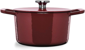 Кастрюля чугунная эмалированная с крышкой газовая индукционная FISSLER Moments 4,5 л