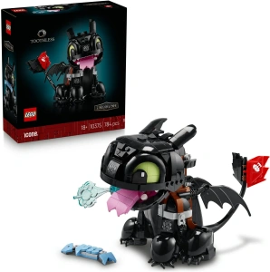 Конструктор LEGO Icons Как приручить дракона: Беззубик 10375