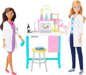 Игровой набор Barbie Научная лаборатория, 2 куклы