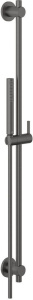 Душевой гарнитур Kludi Nova Fonte Puristic 20840N215, матовый графит