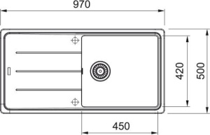 Кухонная раковина Franke Basis BFG 611-97 114.0676.285, бежевый