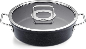 Алюминиевая низкая кастрюля с крышкой Fissler Adamant 28 Cm (156125280000)