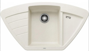 Кухонная мойка Blanco Zia 9 E Silgranit 527212, белый