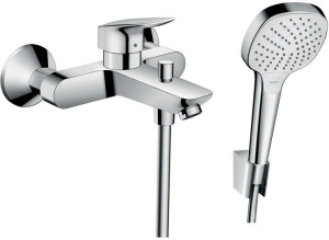 Смеситель для ванны Hansgrohe Logis 71400000+26425400