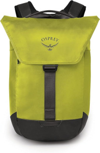 Рюкзак Osprey Transporter Flap Unisex Lifestyle Pack 20 л, lemongrass yellow black