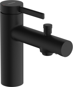 Смеситель для ванны и душа Hansgrohe Zesis S Monotrou 74430670, матовый черный