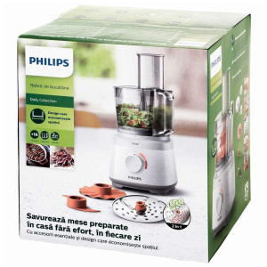 Кухонный комбайн 2 в 1 Philips Daily Collection HR7310/00, белый