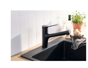 Кухонный смеситель Hansgrohe Zesis M33 Черный Матовый 74820670