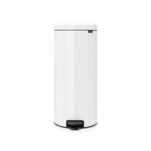 Мусорное ведро с педалью Brabantia NewIcon 114748, 30 л, с металлическим внутренним ведром, белое