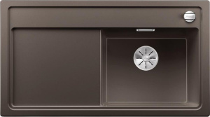 Кухонная мойка Blanco Zenar 5 S с правой стороны и стеклянной панелью 523893