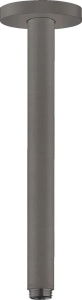 Потолочное соединение 300мм Hansgrohe S DN 15 27389340, шлифованный черный хром