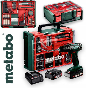 Аккумуляторная дрель-шуруповерт Metabo BS 18 Set с 2 АКБ