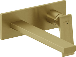 Смеситель для раковины Kludi Decus 54245N075, матовое золото