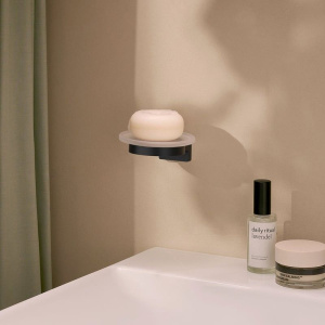 Мыльница Hansgrohe AddStoris S 41766670, матовый черный