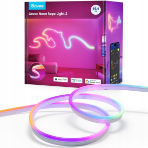Светодиодная лента Govee H61D5 Neon Lights 2, 5 м