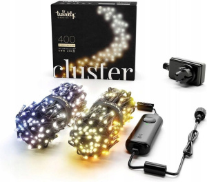 Гирлянда Twinkly Smart Christmas Lights Led Chain 400 AWW 6MB TWC400GOP BEU 7263, 400 шт