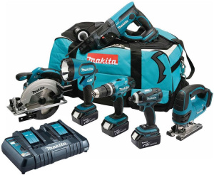 Набор аккумуляторных инструментов Makita DLX6068PT
