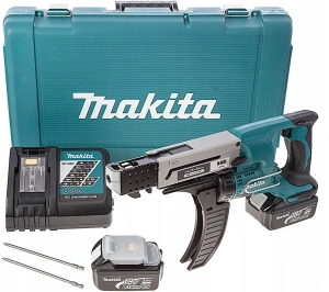 Аккумуляторный шуруповерт с магазином Makita DFR550RFE