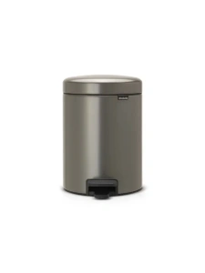 Мусорное ведро с педалью Brabantia NewIcon 112683, 5 л, платина