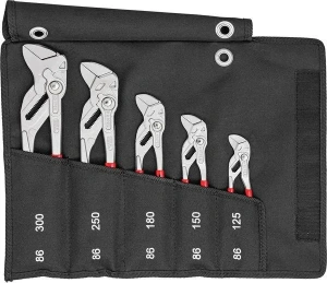 Набор шарнирно-губцевого инструмента Knipex 00 19 55 S4, 5 предм., черный
