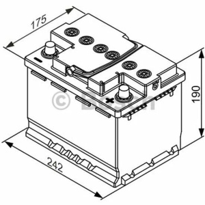 Автомобильный аккумулятор Bosch S5 A05 AGM 0092S5A050