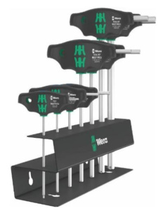 Wera набор отверток для винтов с профилем Hexplus 454/7 Hf Set 2 поперечной ручкой и функцией удержания, 7El. 23453