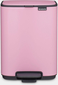 Мусорное ведро с педалью Brabantia Bo, 7 л, сиренево-розовое