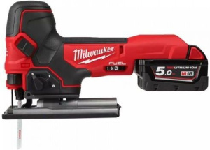 Аккумуляторный лобзик Milwaukee M18 FBJS-502X 4933464800 2х5,0 Ач в кейсе HD Box с АКБ и ЗУ