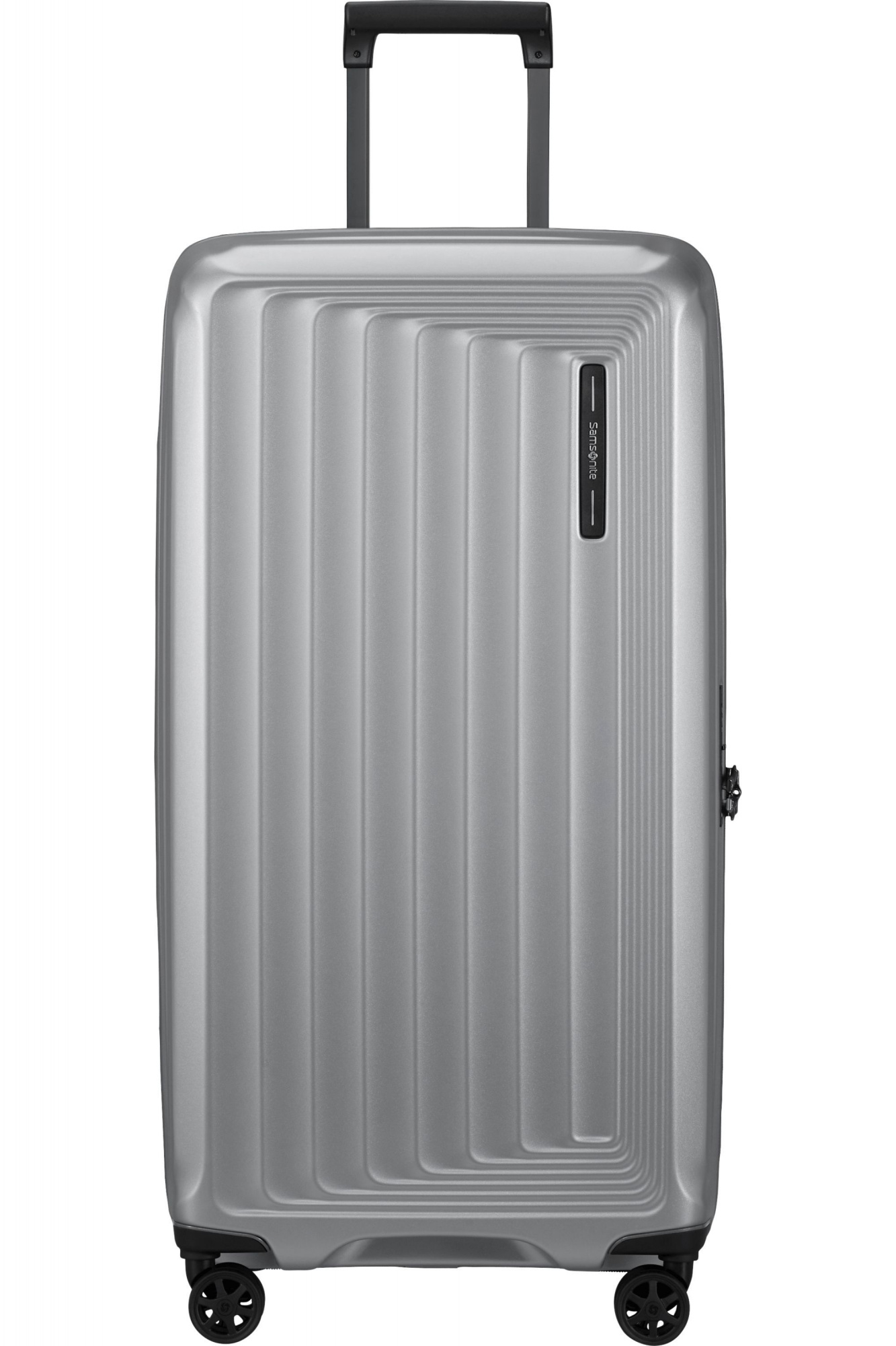 Чемодан Samsonite Nuon 80 см, 110 л, матовое серебро (153973-4052)