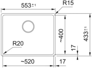 Кухонная раковина Franke Maris MRG 110-52 125.0698.006, Каменный серый