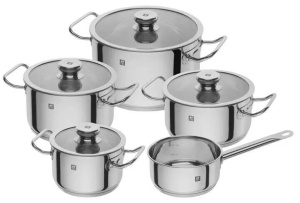 Набор кастрюль Zwilling Element 64450-000-0, 5 кастрюль