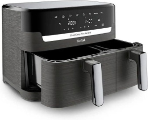 Аэрофритюрница Tefal Dual Easy Fry EY905B10 8,3л 2 чаши