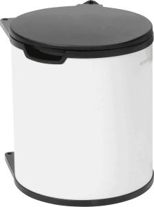 Мусорное ведро Brabantia De Luxe 42808, 15 л, белое