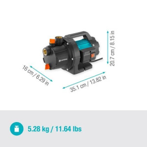 Садовый насос Gardena (09010-47) 3000 L/H, 600 W (30004 Basic)