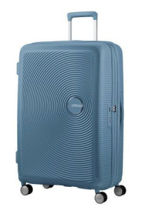 Чемодан American Tourister Soundbox, 77 см, 97 л, Blue