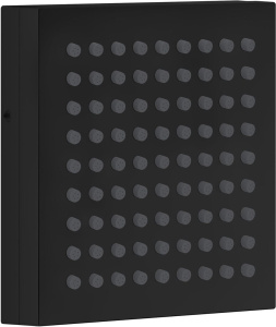 Боковой душ Hansgrohe AXOR ShowerComposition 110x110мм 1jet 12596670, матовый черный