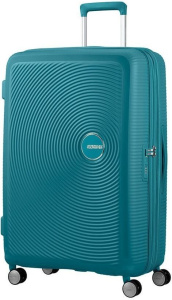 Чемодан American Tourister Soundbox EXP 77см, зелёный