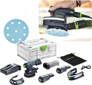 Шлифмашина эксцентриковая аккумуляторная Festool ETSC 125 3,0 I-Plus 577694