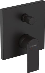 Смеситель для ванны Hansgrohe Vernis Shape 71469670, матовый черный