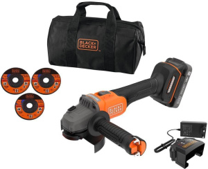 Угловая шлифовальная машина Black+Decker BCG6L8D1SQW