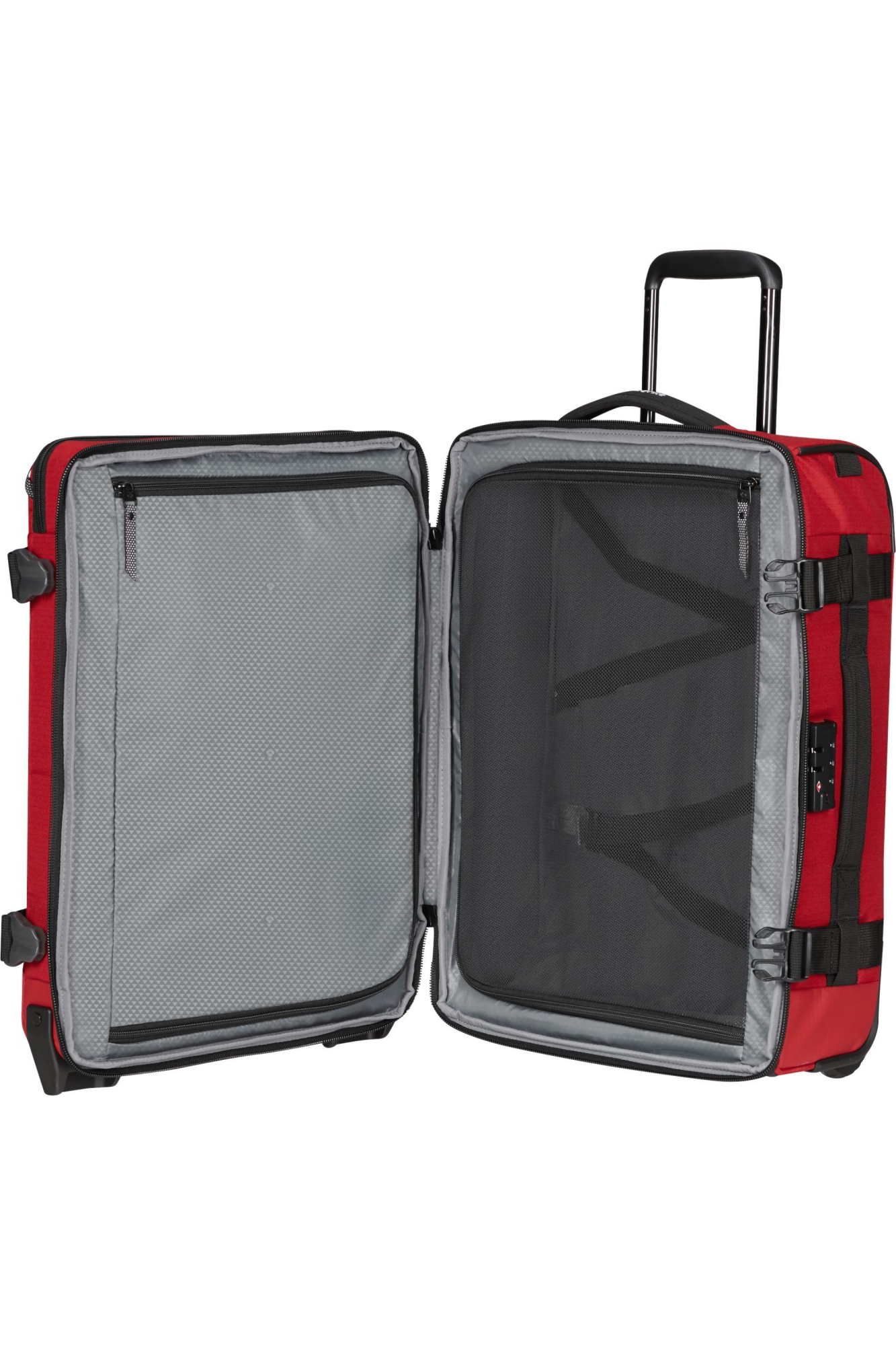 Дорожная сумка на колесах Samsonite Roadseeker 55 см, 42 л, красный (154952-1129)