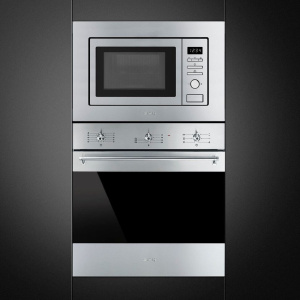 Микроволновая печь Smeg FMI017X серый