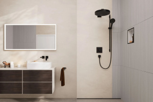 Душевой набор Hansgrohe Rainfinity 130 3Jet Ecosmartчерный 28744670, черный
