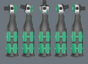 Компактная трещотка Wera Zyklop 8009 Pocket Set 3, 27 элементов (05004284001)