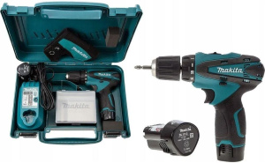 Дрель-шуруповёрт Makita DF330DWE 10,8V с АКБ 2x1,3 Ah и ЗУ