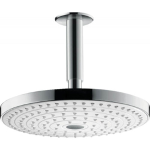Верхний душ с кронштейном Hansgrohe Raindance Select S 240 2jet 26467400, белый/хром