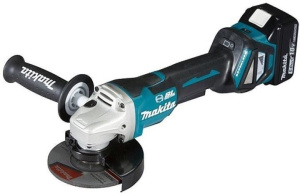 Шлифмашина угловая аккумуляторная Makita DGA518RTJU,2Х5