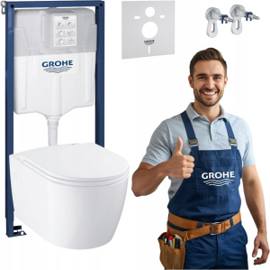 Комплект инсталляции с унитазом Grohe GROHESET18